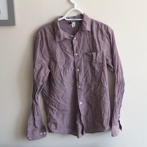 H&M Light Maroon Button Up